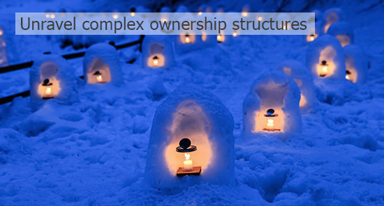 Unravel complex ownership structures